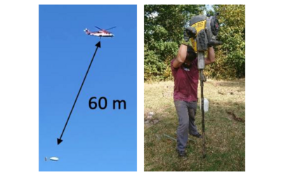 HELIKOPTERGESTÜTZE ELEKTROMAGNETIKMESSUNG ÜBER SCHNEEBERG (Bild vergrößern)