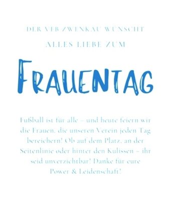 Alles Gute zum Frauentag! (Bild vergrößern)