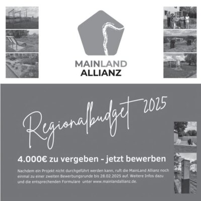 Regionalbudget 2025: noch Gelder verfügbar – jetzt mit Projekt bewerben!