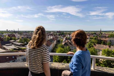 Blick vom Rathausturm I Foto: Anja Möller I prignitzliebe (Bild vergrößern)