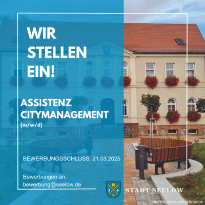 Meldung: Wir stellen ein!