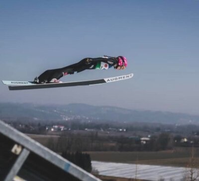 Juliane zum Skifliegen