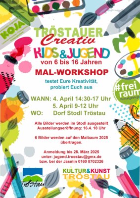 Kunst- und Malworkshop für Kinder und Jugendliche
