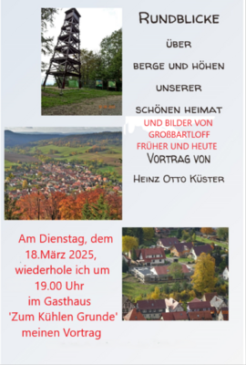 Vortrag von Heinz Otto Küster