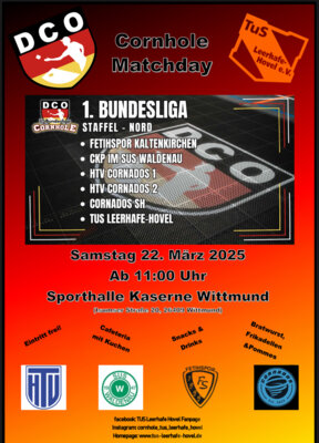 Cornhole Bundesliga Hinrunde 2025