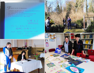 Gedenken an Dr. Koyenuma / Austausch mit der japanischen Partnerstadt Hachiōji