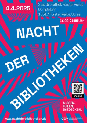 Erste bundesweite Nacht der Bibliotheken - auch in Fürstenwalde (Bild vergrößern)