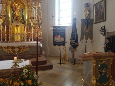 Foto zur Meldung: Gottesdienst und Versammlung der drei kirchlichen Vereine in Prackenbach