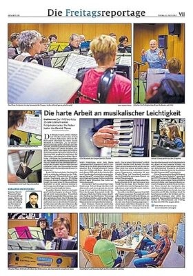 Die harte Arbeit an musikalischer Leichtigkeit (Bild vergr&ouml;&szlig;ern)