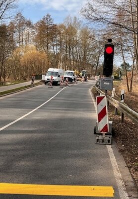 Verkehrseinschränkung durch Sanierung der Rote Mühle-Brücke