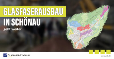 Nächster Bauabschnitt: Der Glasfaserausbau in Schönau geht weiter (Bild vergrößern)