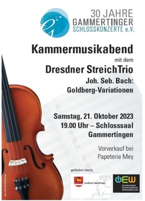 30-jähriges Jubiläum - Gammertinger Schlosskonzerte e.V. (Bild vergr&ouml;&szlig;ern)
