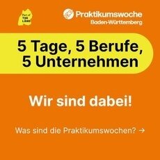 Praktikumswochen 2023 – 5 Tage, 5 Berufe, 5 Unternehmen (Bild vergr&ouml;&szlig;ern)