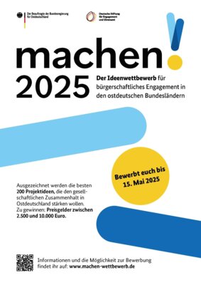 Meldung: Engagement-Wettbewerb „machen!2025“