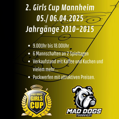 2. Girls Cup der Mad Dogs Mannheim (Bild vergr&ouml;&szlig;ern)