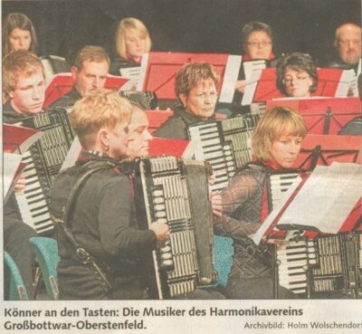Anspruchsvolle Akkordeonmusik ist Trumpf beim Harmonikaverein (Bild vergr&ouml;&szlig;ern)