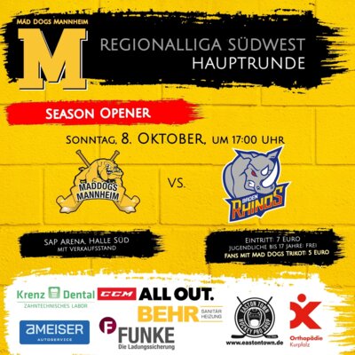 HOME OPENER GEGEN DIE BADEN RHINOS (Bild vergr&ouml;&szlig;ern)