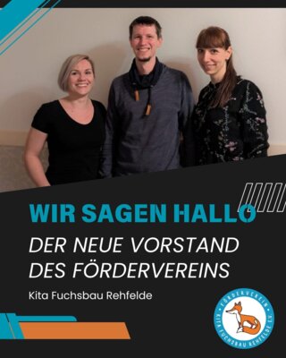 Neuer Vorstand im Förderverein: Ulrike, Tobias und Melanie