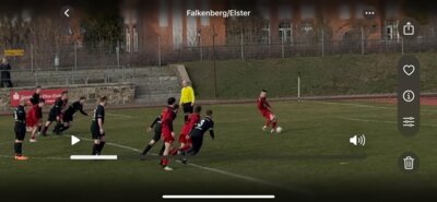 Meldung: ⚫️�  Fußball: I. Männer mit bitterer Niederlage  �❤️�