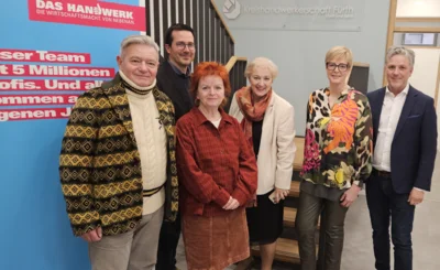 v.l. H.Arnold, C.Hertlein,B.Fuchs,P.Guttenberger,K.Kiesl-Reichel,T.Mörtel (Bild vergr&ouml;&szlig;ern)