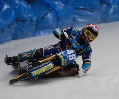 Meldung: Eisspeedway-WM: Luca Bauer in Inzell auf dem Podium