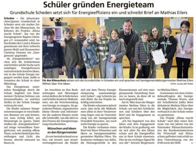 Besuch von Samtgemeindebürgermeister M. Eilers