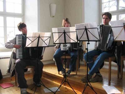 Auftritt der HVG-Youngsters am 6. März in der Winzerhäuser Michaelskirche (Bild vergr&ouml;&szlig;ern)