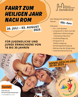 Fahrt zum Heiligen Jahr nach Rom