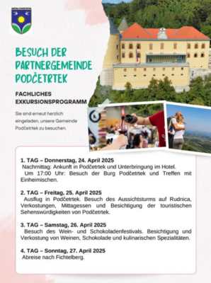 Meldung: Besuch unserer Partnerstadt in Podčetrtek in Slowenien