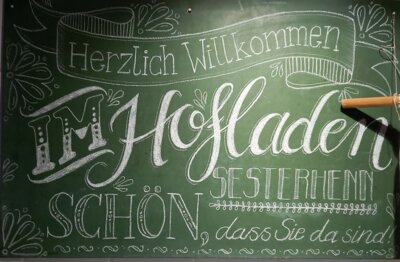 Öffnungszeiten Hofladen (Bild vergrößern)