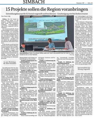 Meldung: Entwicklungskonzept für die ILE Inntal