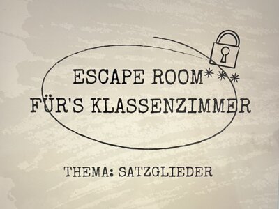Auf der Suche nach Satzgliedern (Bild vergrößern)