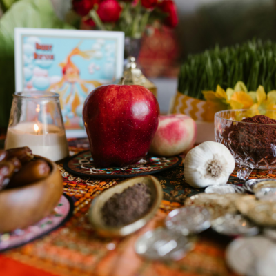 Traditional Food And Table Setting On Persian New Year (CC)