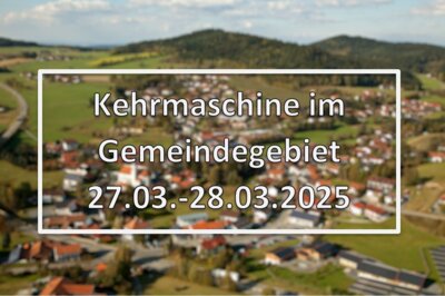 Foto zur Meldung: Frühjahrsreinigung 2025: Kehrmaschine kommt