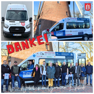 **Großartige Neuigkeiten für unsere Gemeinde!** - Der neue Werbebus ist da! (Bild vergr&ouml;&szlig;ern)