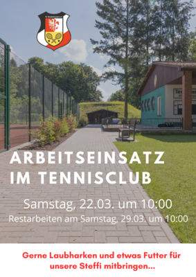 Aufschlag TC Wusterhausen 1/2025