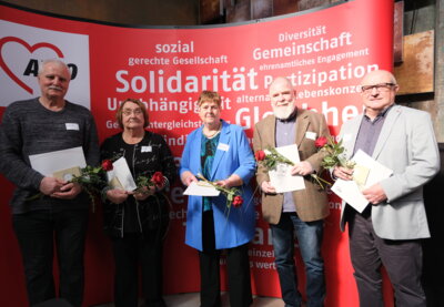 Thomas Pallutt und René Vits mit der Ehrenmedaille der Arbeiterwohlfahrt ausgezeichnet (Bild vergrößern)