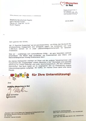 Danke für die Unterstützung (Bild vergrößern)