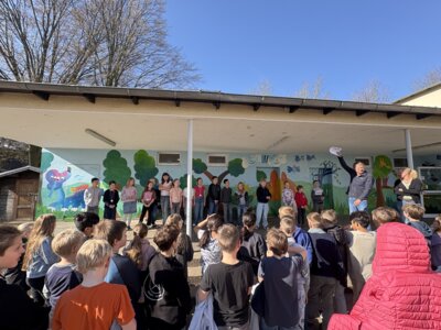Siegerehrung der Stadtmeisterschaften im Schwimmen (Bild vergrößern)