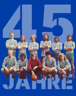 Die erste Inter-Mannschaft. Noch immer im Verein: Jimmy Neyer oben links und Klaus Metzger 3. von links oben.