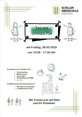 🏫 Tag der offenen Tür am 28.03.25 von 15 - 17:30 Uhr 🚪