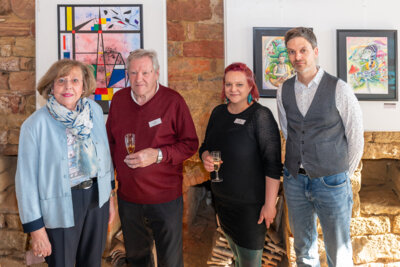 Ausstellung „ABSTRAKTE FANTASIEN“ -  Bürgergalerie „Alte Ziegelei“, Wiesenbach (Bild vergr&ouml;&szlig;ern)