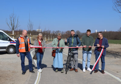 Foto zur Meldung: Radweg offiziell eingeweiht