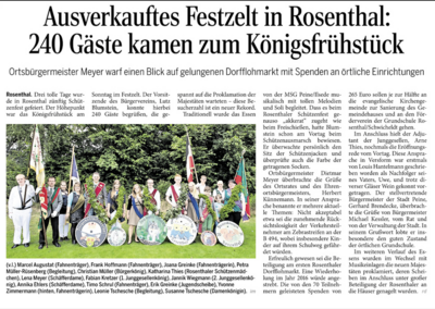 Rosenthals neue Majestäten 2014 (Bild vergrößern)