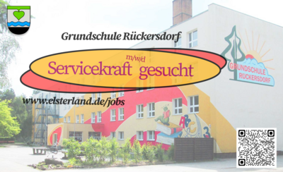 Meldung: Servicekraft für die Grundschule Rückersdorf gesucht