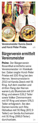 Vereinsmeisterschaft KK (Bild vergrößern)