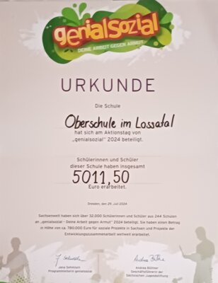 GenialSozial Urkunde (Bild vergr&ouml;&szlig;ern)