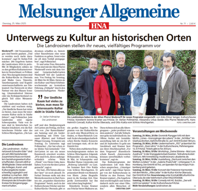 Meldung: Unterwegs zu Kultur an historischen Orten