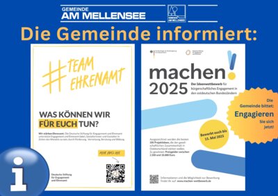 Ideen gefragt – Jetzt mitmachen beim Wettbewerb „machen!2025“ (Bild vergrößern)