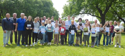 Siegerehrung des Sportabzeichenwettbewerbs der Schulen (Bild vergrößern)
